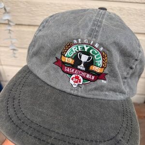 vintage GREY CUP CFL Regina 1995 Saskatchewan Dad hat strapback adjustable grey